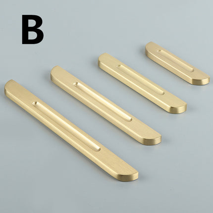 Modern Minimalist Cabinet Handles Drawer Pulls 2 Styles for Wardrobe Door