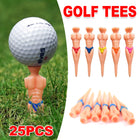 Novelty Muscle Figure Golf Tees 25PCS Plastic Durable Ball Holders for Casual Play