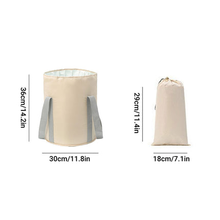 Foldable Foot Soaking Bucket Portable Heat Preserving Basin Travel Foot Bath Tub