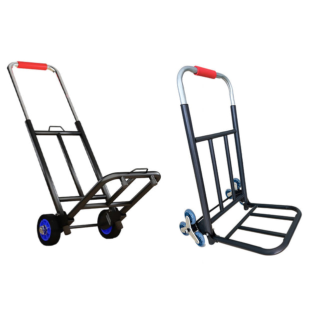 Folding Hand Trolley Heavy Duty Solid Wheel or Stair Climber Tri Wheel for Moving