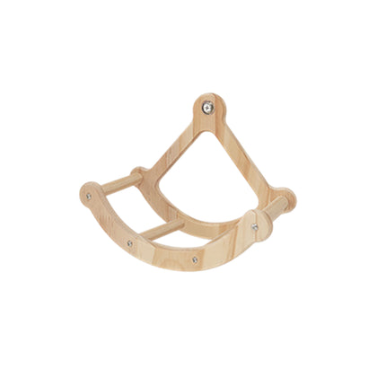 Wooden Parrot Toy Bird Cage Climbing Ladder Swing Stand Play Accessories