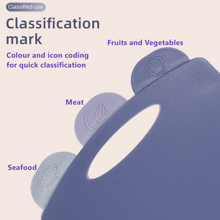 3pcs Classified Cutting Boards Set for Meat Vegetable Fruit Kitchen Food