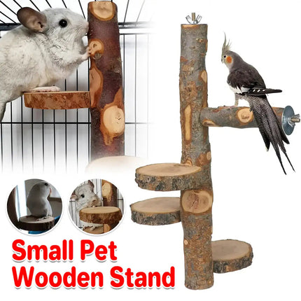 Parrot Stand Squirrel Training Swing Pet Stand Toy Small Pet Exercise Play