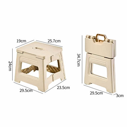 Portable Outdoor Plastic Folding Stool Lightweight Foldable For Camping Picnic