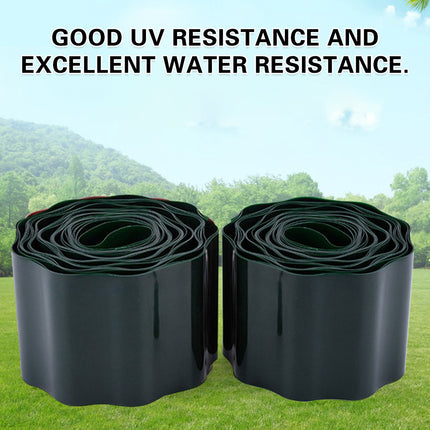 Green Garden Landscape Edging Border Flexible Lawn Fence Roll Outdoor Decor