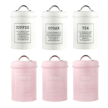 3 PCS Practical Airtight Jar for Milk Powder Coffee Tea Storage Moisture Proof