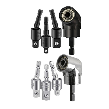 3PCS Universal Adapter Hexagon Shank to Square Head Connecting Rod for Tools