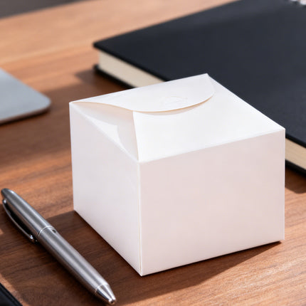 100PCS Kraft Paper Pastry Boxes Square Cake Boxes for Dessert and Bakery Packaging