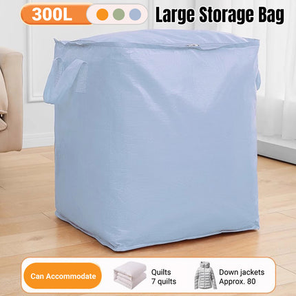 300L Large Capacity Clothes Quilt Storage Bag Waterproof for Home Closet Storage