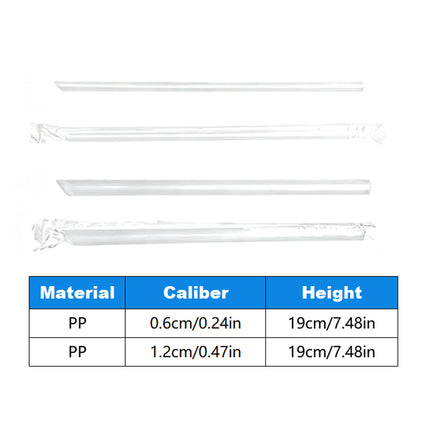 Disposable Plastic Straw for Takeaway Beverage Use