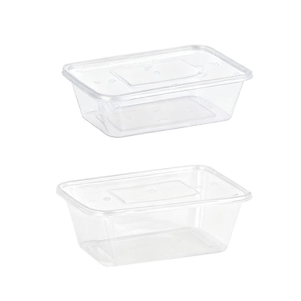 50PCS Food-Grade Disposable Square Takeout Container 750/1000ml