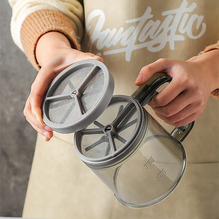 Semi Automatic Handheld Flour Sieve Fine Mesh Food Grade Baking Sifter