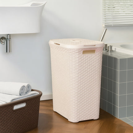 Plastic Laundry Basket Thickened Breathable Home Clothes Storage Basket Durable