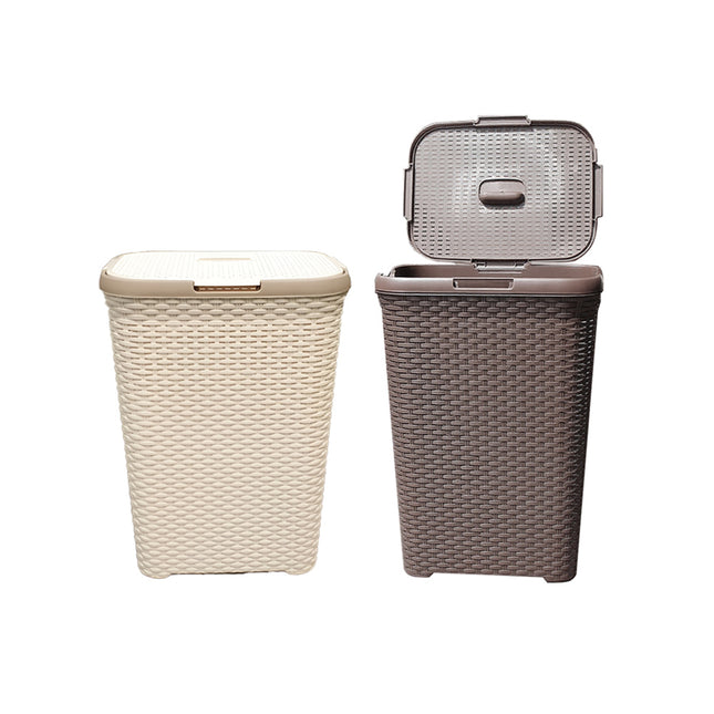 Plastic Laundry Basket Thickened Breathable Home Clothes Storage Basket Durable