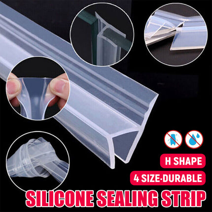 Sealing Strip Windproof Silica Gel Strip for Glass Doors Windows Anti Collision