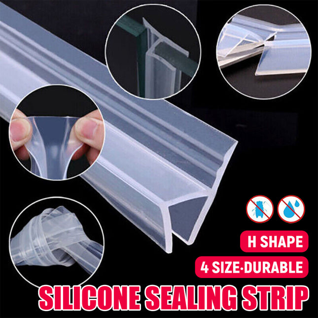 Sealing Strip Windproof Silica Gel Strip for Glass Doors Windows Anti Collision