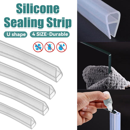 Transparent U Shape Silicone Seal Strip for Glass Doors Windows
