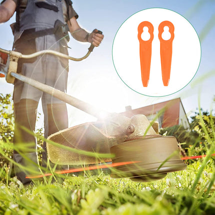 50PCS Lawn Mower Plastic Blades for Garden Grass Cutting Replacement Parts Use