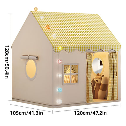 Children Indoor Play Tent Castle Tent Safe Washable Fabric Easy To Assemble