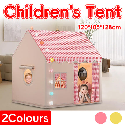 Children Indoor Play Tent Castle Tent Safe Washable Fabric Easy To Assemble