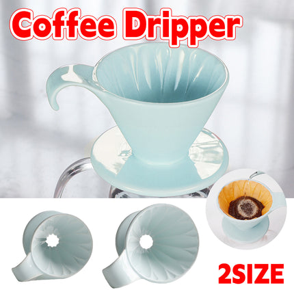 Ceramic Coffee Dripper for Pour Over Coffee Dripper Reusable Heat Resistant