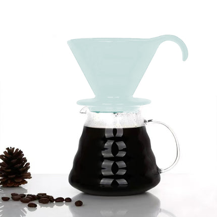 Ceramic Coffee Dripper for Pour Over Coffee Dripper Reusable Heat Resistant