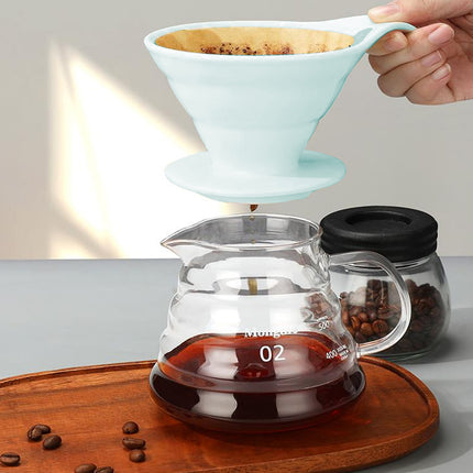 Ceramic Coffee Dripper for Pour Over Coffee Dripper Reusable Heat Resistant