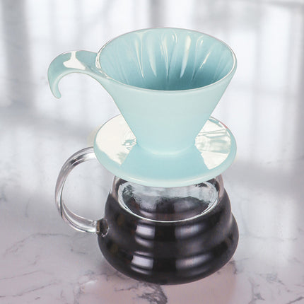 Ceramic Coffee Dripper for Pour Over Coffee Dripper Reusable Heat Resistant