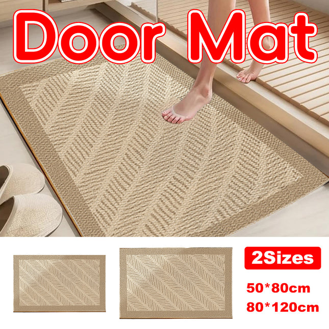 Entryway Door Mat Non Slip Indoor Rug Easy clean Wear-Resistant for Home Hallway