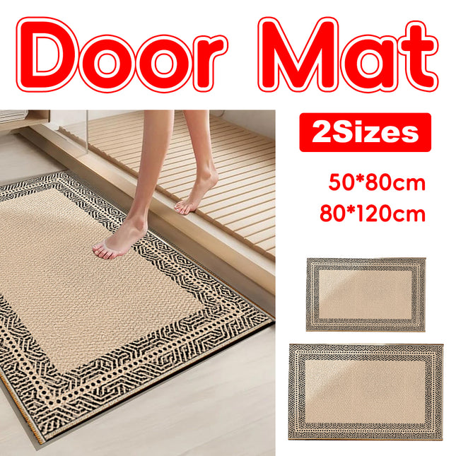 Entryway Door Mat Non Slip Indoor Rug Easy Clean Wear-Resistant for Home Hallway