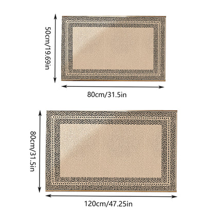 Entryway Door Mat Non Slip Indoor Rug Easy Clean Wear-Resistant for Home Hallway