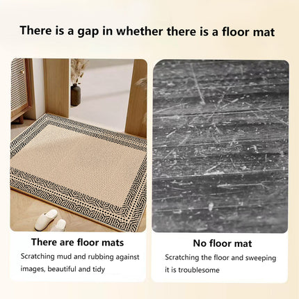Entryway Door Mat Non Slip Indoor Rug Easy Clean Wear-Resistant for Home Hallway