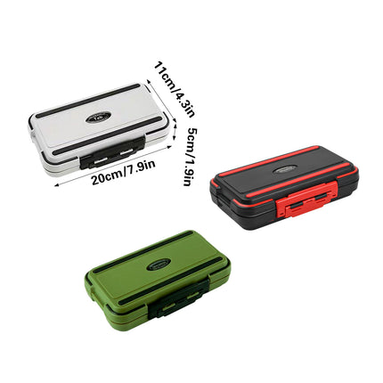 Fishing Tackle Box Storage Box Compartments Waterproof Portable for Lures Hooks