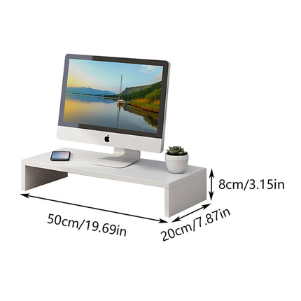 Home Office Computer Monitor Riser Stand Office Desk Storage Shelf