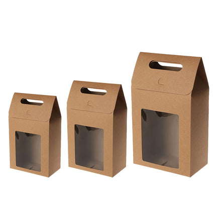 24PCS Gift Boxes with Clear Window High-Quality for Candy Gift Packaging Use