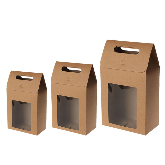 24PCS Gift Boxes with Clear Window High-Quality for Candy Gift Packaging Use
