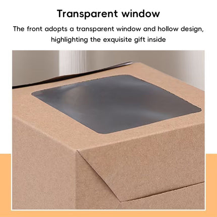 24PCS Gift Boxes with Clear Window High-Quality for Candy Gift Packaging Use