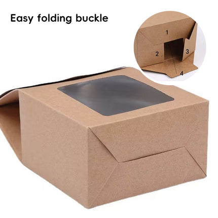 24PCS Gift Boxes with Clear Window High-Quality for Candy Gift Packaging Use