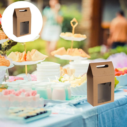 24PCS Gift Boxes with Clear Window High-Quality for Candy Gift Packaging Use