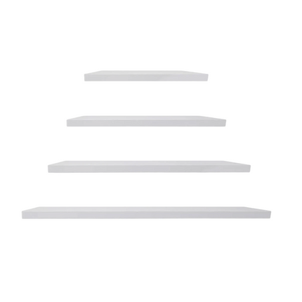 4PCS Wall-Mounted Shelves Waterproof Stable for Home Bathroom Kitchen Display