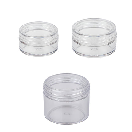50PCS Clear Face Cream Box 5/10/20g Empty Cosmetic Container Portable Refillable