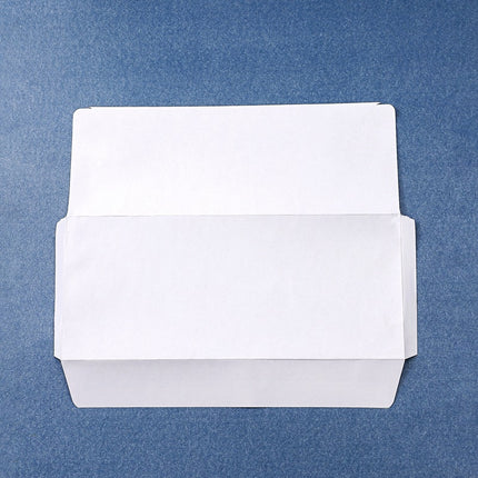 50 Pack White Plain Business Envelopes Peel and Seal Mailing Envelopes
