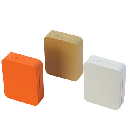 10Pcs Small Metal Storage Box Flip Top Case Portable Organiser Set