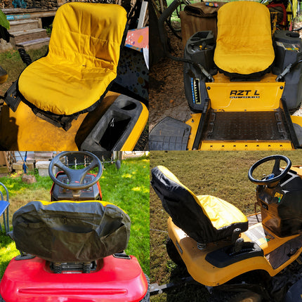 Lawn Mower Seat Cover Medium Tractor Seat Protector Oxford Fabric