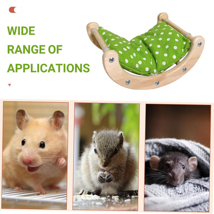 Hamster Swing Bed Warm Cotton Bed Soft for Small Pet Entertainment Play AU