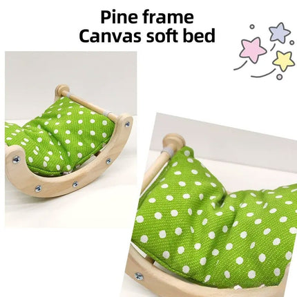 Hamster Swing Bed Warm Cotton Bed Soft for Small Pet Entertainment Play AU
