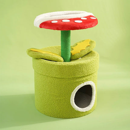 Cat Tree Cat Condo Scratching Post 3 in 1 Sturdy for Cats Rest Play Scratching