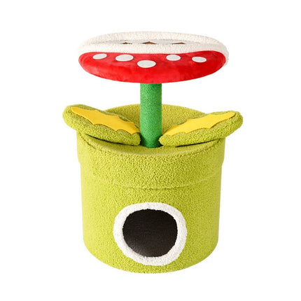 Cat Tree Cat Condo Scratching Post 3 in 1 Sturdy for Cats Rest Play Scratching