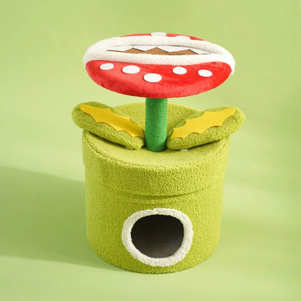 Cat Tree Cat Condo Scratching Post 3 in 1 Sturdy for Cats Rest Play Scratching