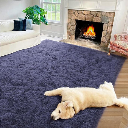 150 x 240cm Solid Colour Living Room Carpet Soft Velvet Bedroom Floor Rug